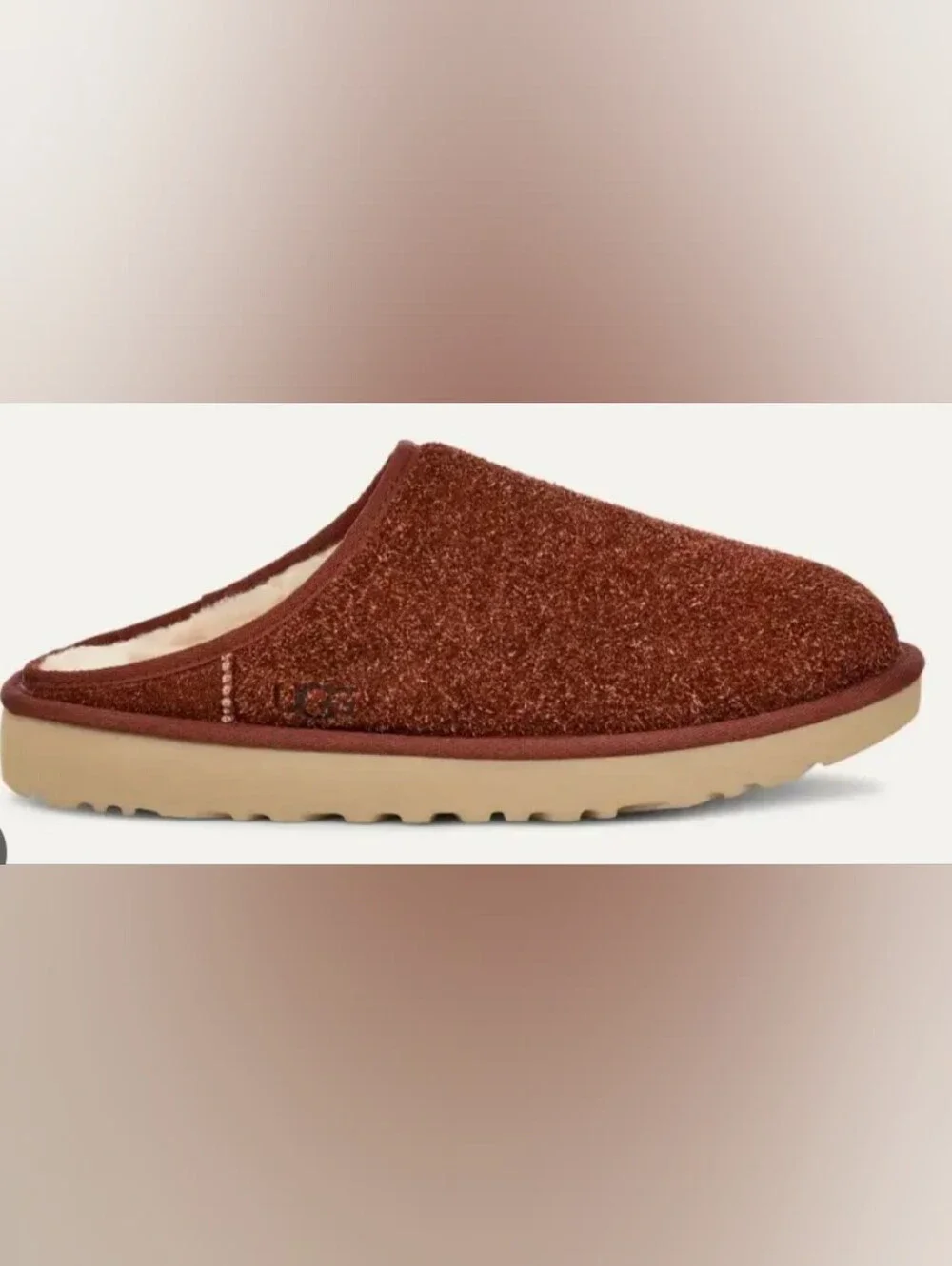 UGG® Classic Slip On Shaggy Suede Shoes No Size ( US Men's 10) Used Exc